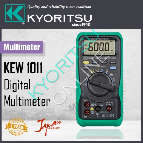 KEW1011 Kyoritsu Digital Multimeter 600V